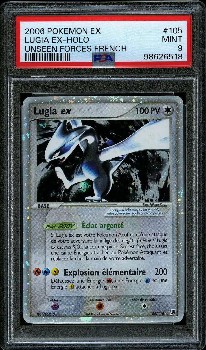 PSA 9 Lugia Ex