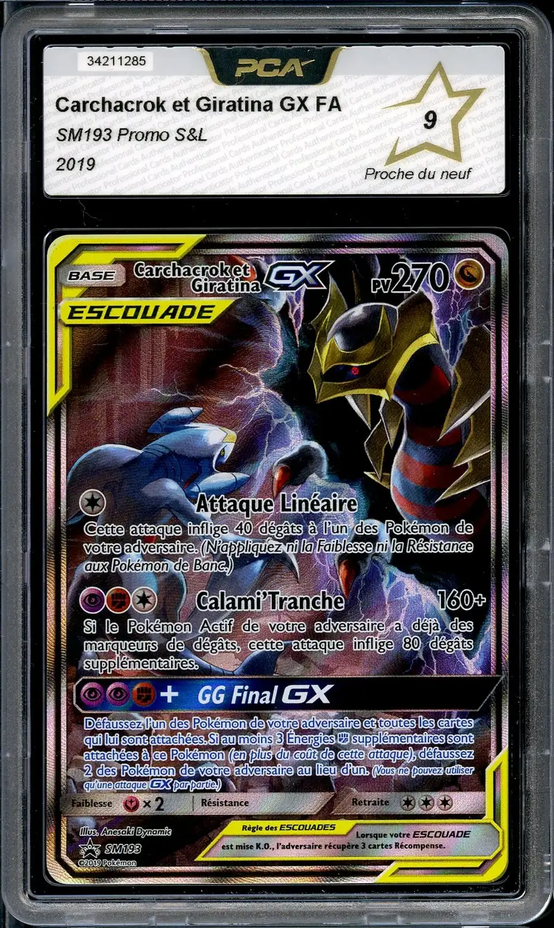 PCA 9 Carchacrok et Giratina Gx