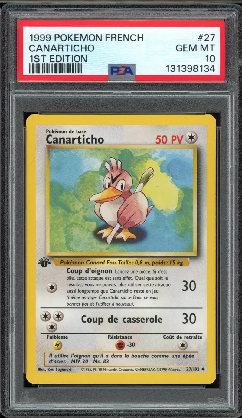 PSA 10 Canarticho