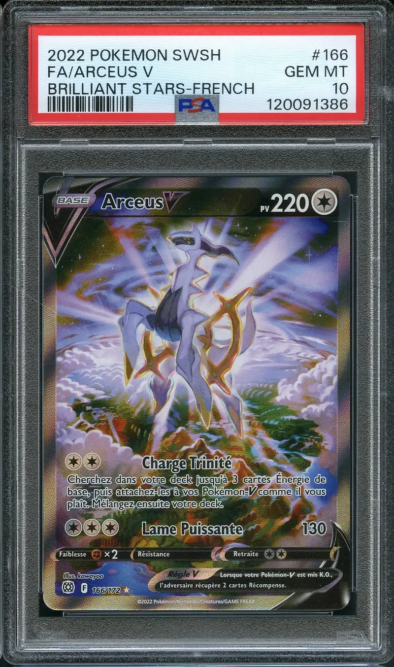 PSA 10 Arceus V