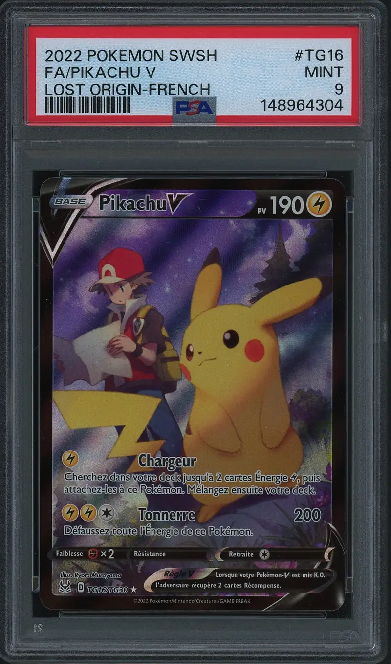 PSA 9 Pikachu V