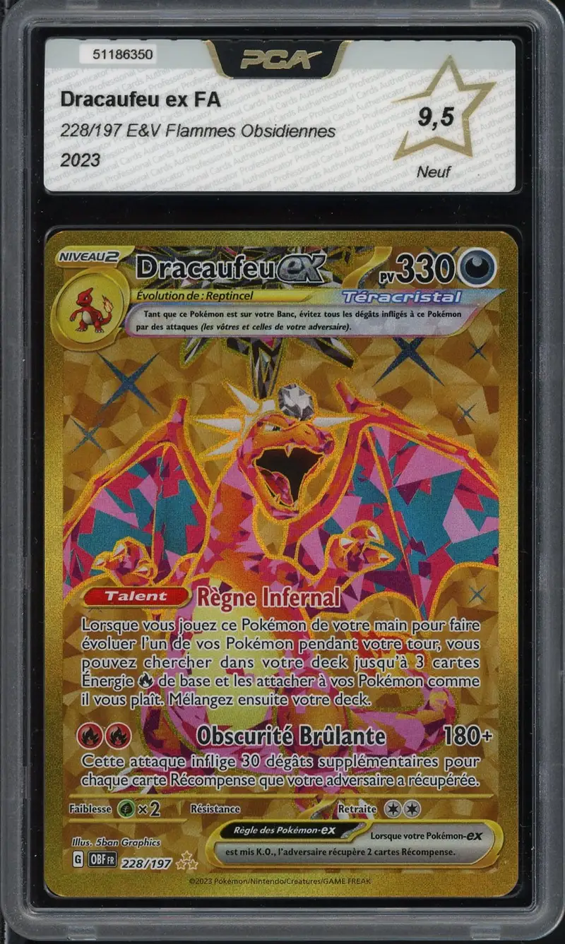 PCA 9.5 Dracaufeu Ex Gold