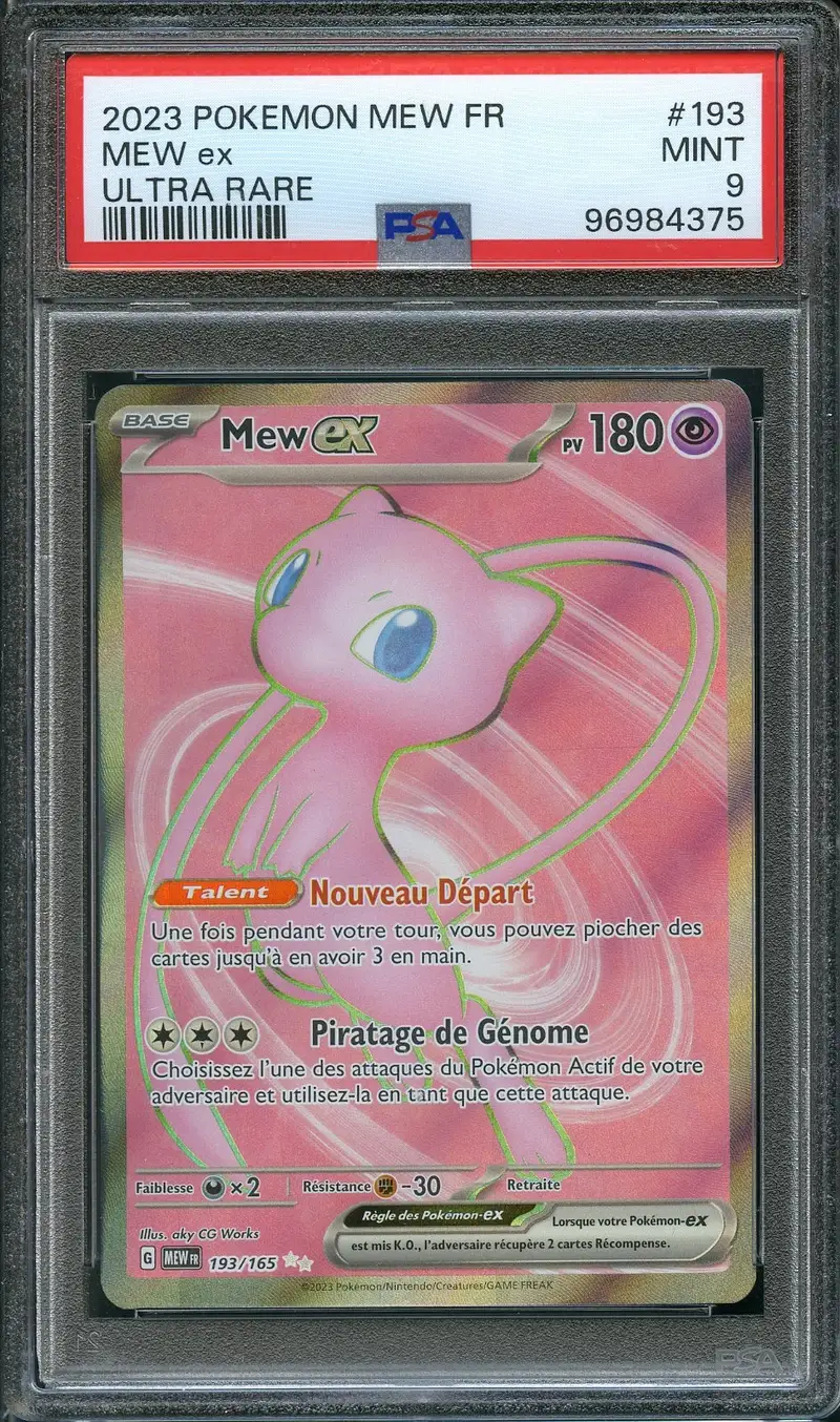 PSA 9 Mew Ex