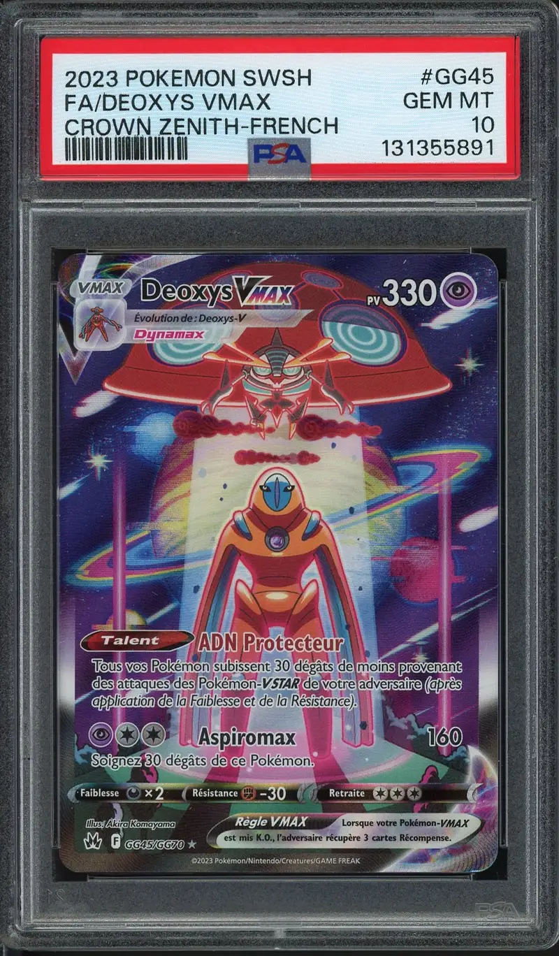PSA 10 Deoxys VMax