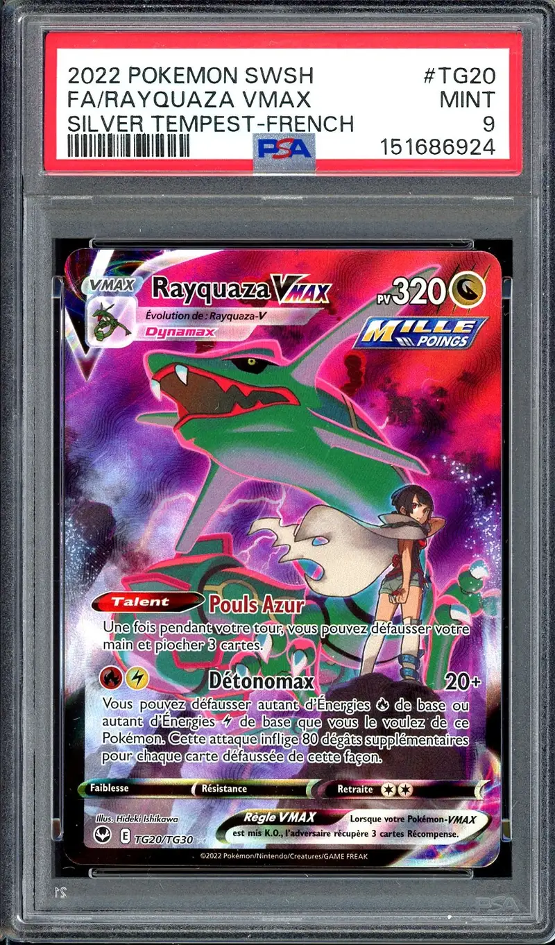 PSA 9 Rayquaza VMax