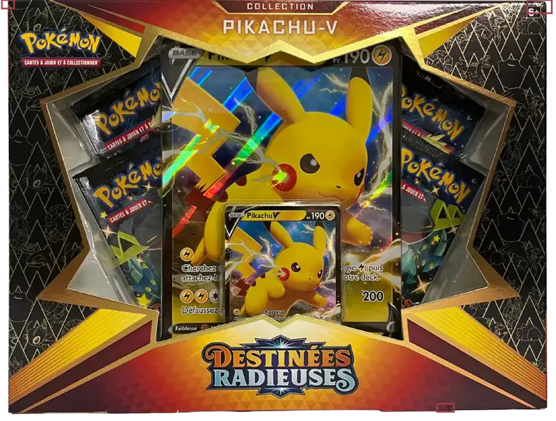 Coffret EB4.5 Destinées Radieuses Pikachu V