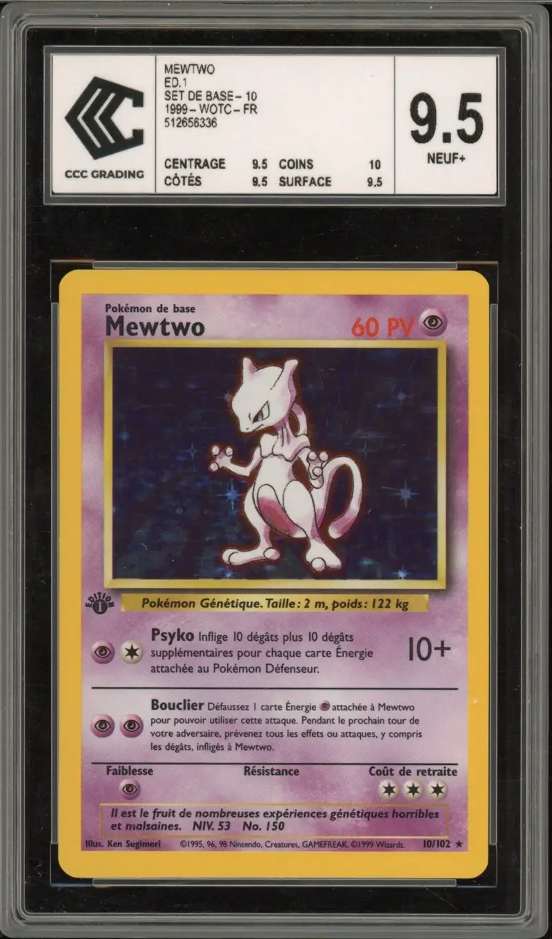 CCC 9.5 Mewtwo Holo