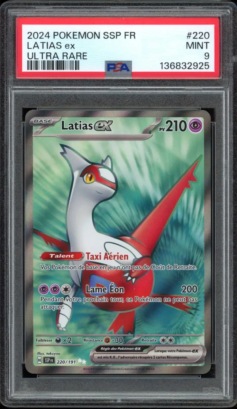 PSA 9 Latias Ex
