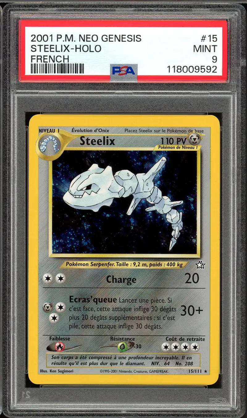 PSA 9 Steelix Holo