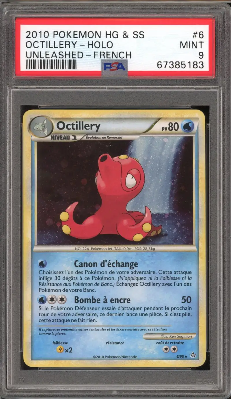 PSA 9 Octillery Holo