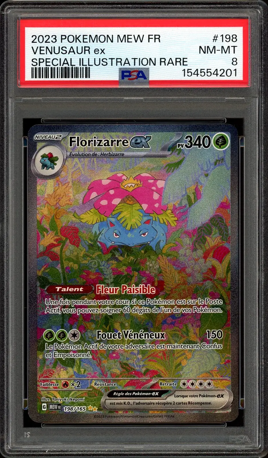 PSA 8 Florizarre Ex