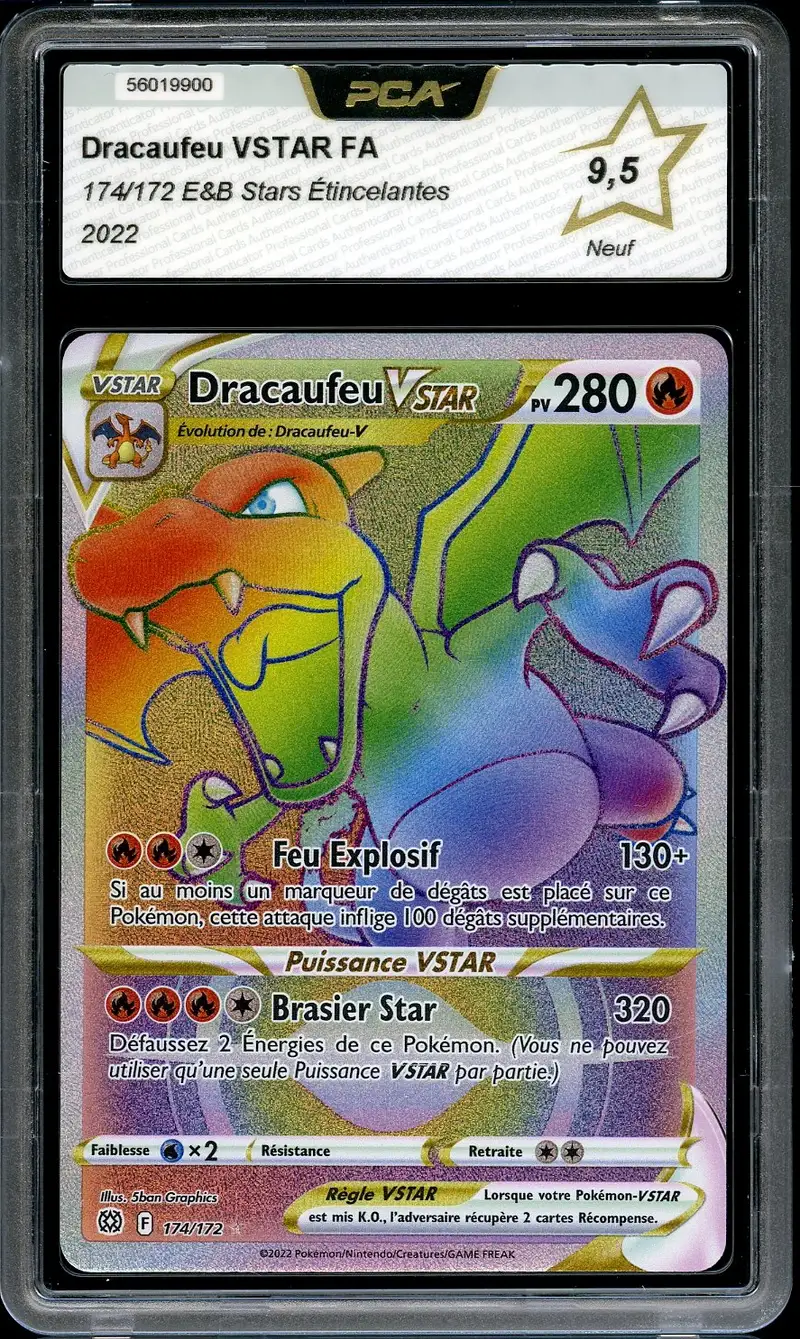 PCA 9.5 Dracaufeu VStar Rainbow