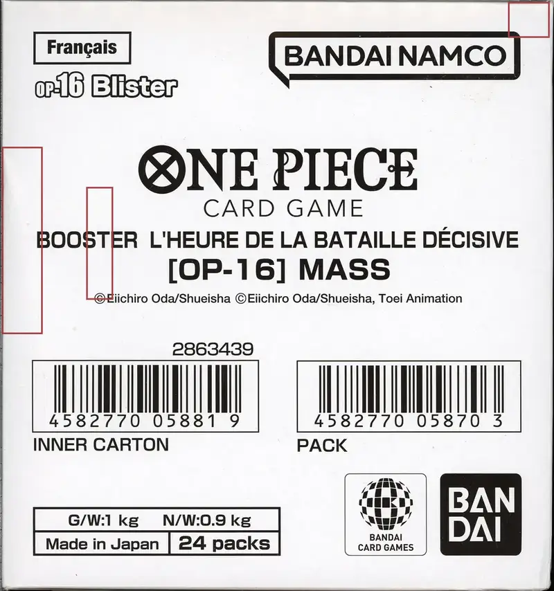 Case Booster Blister OP-16 L'Heure de la Bataille Décisive