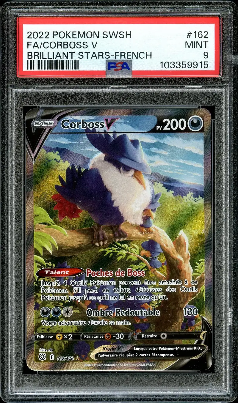 PSA 9 Corboss V