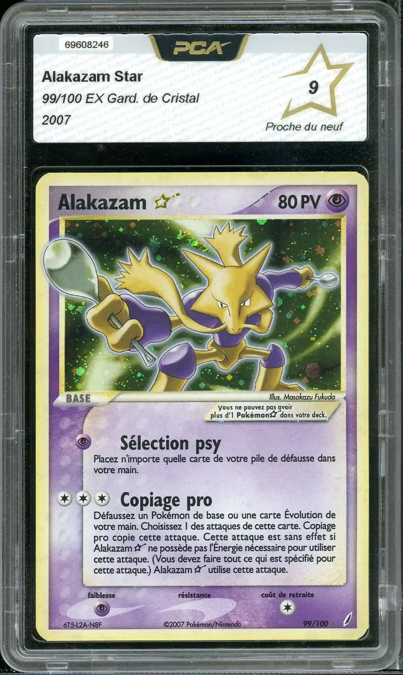 PCA 9 Alakazam Gold Star