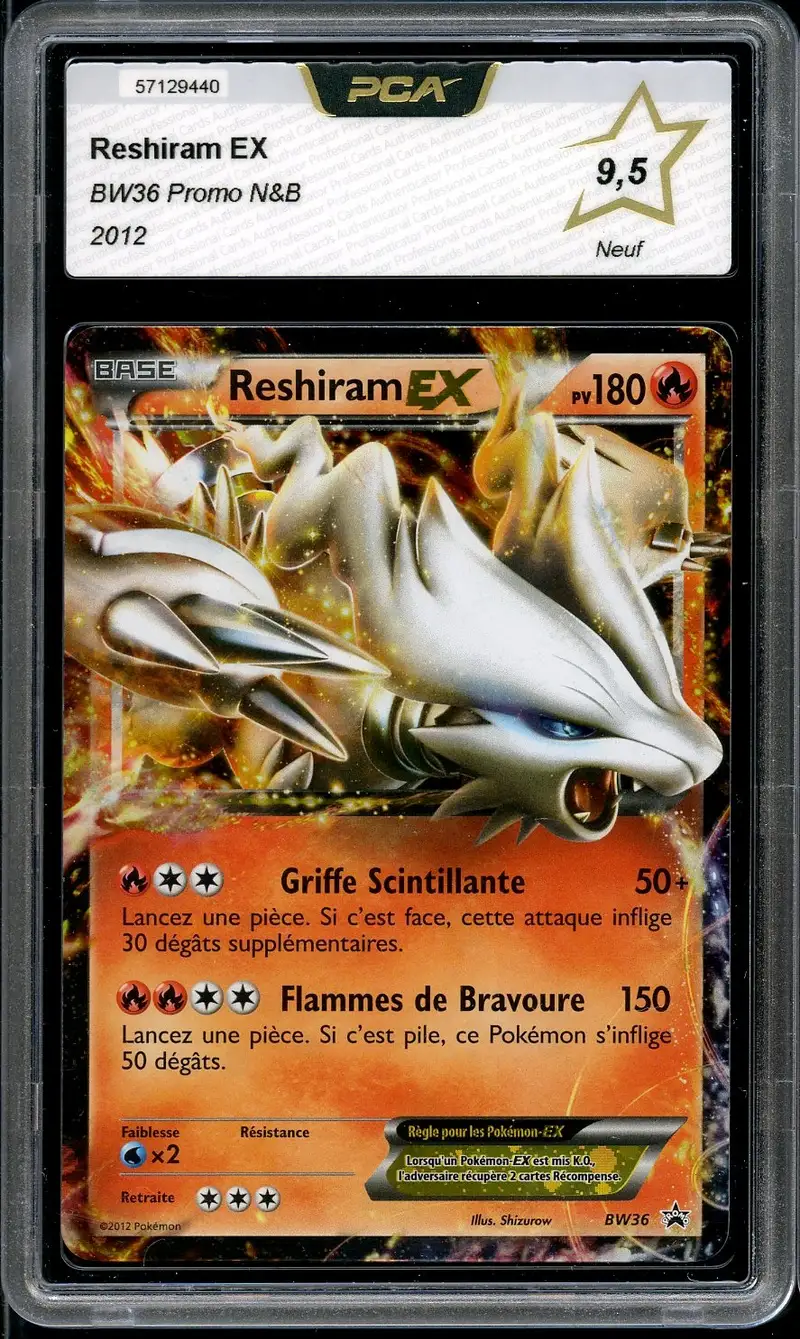 PCA 9.5 Reshiram Ex