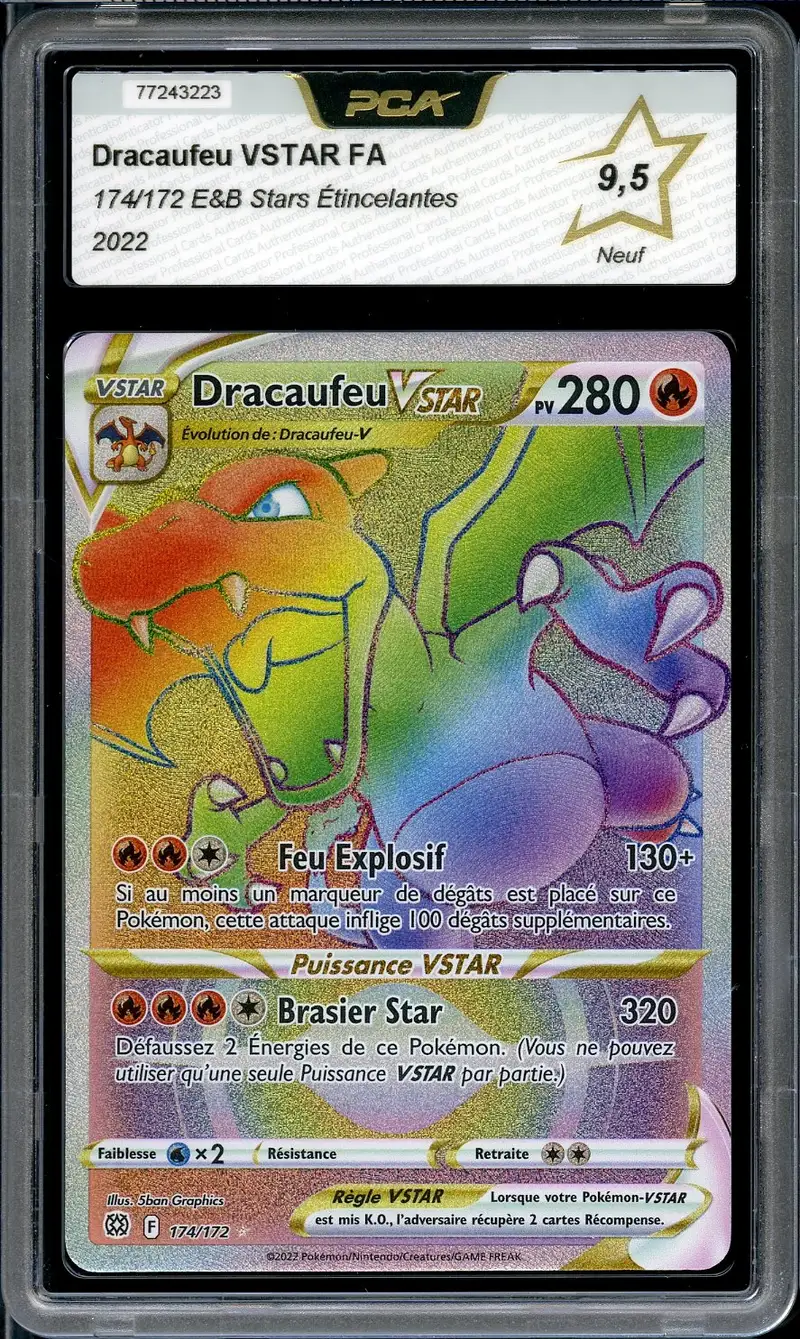 PCA 9.5 Dracaufeu VStar Rainbow