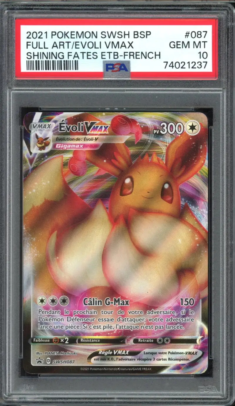 PSA 10 Evoli VMax