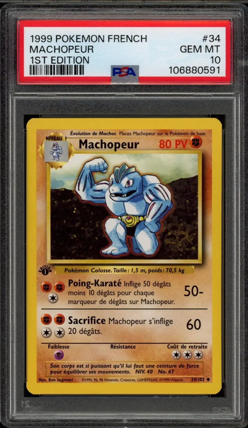 PSA 10 Machopeur