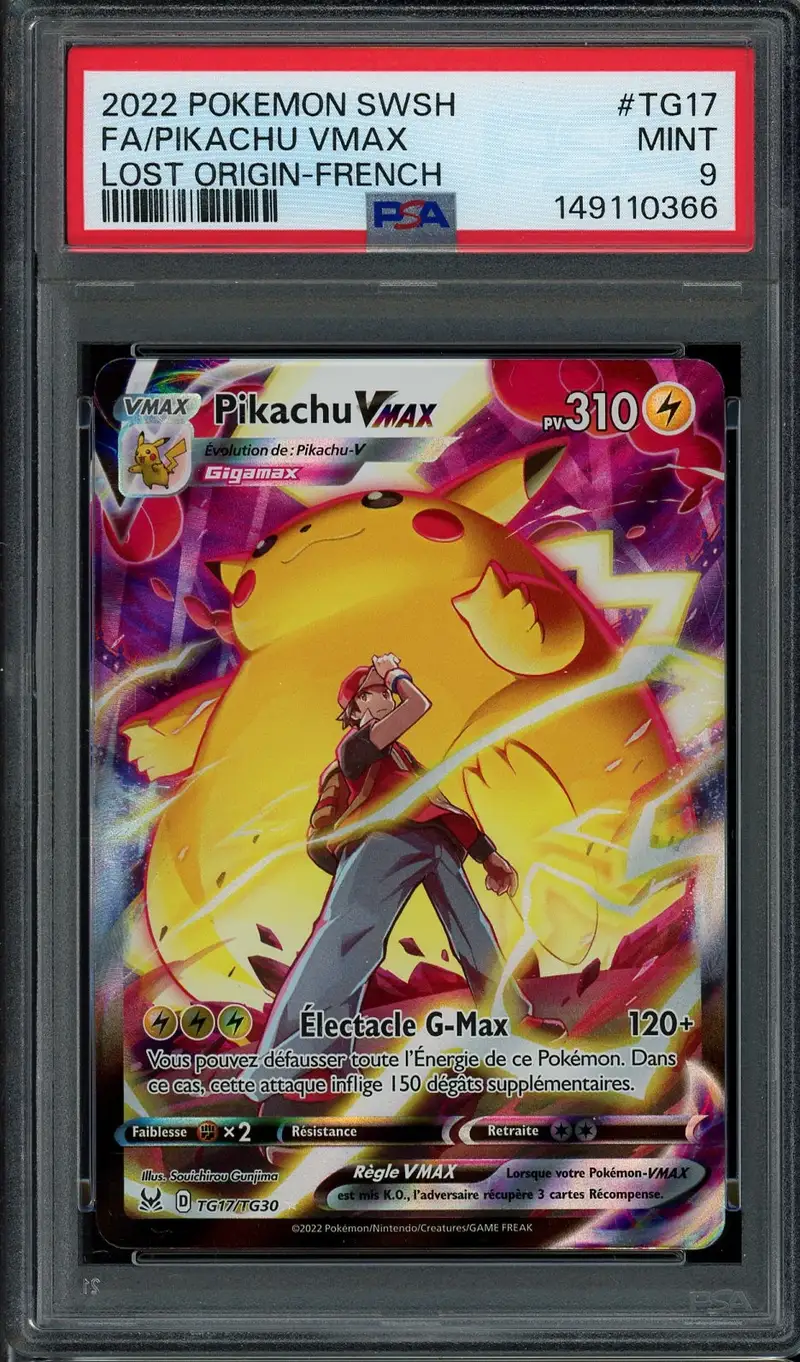PSA 9 Pikachu VMax