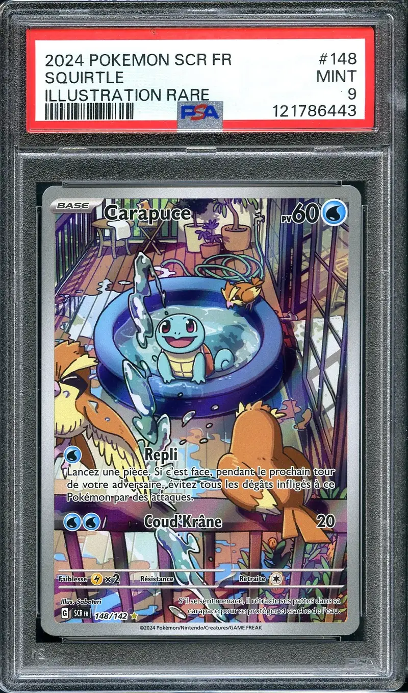 PSA 9 Carapuce