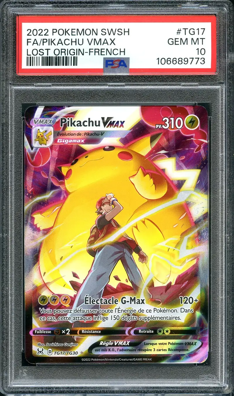PSA 10 Pikachu VMax