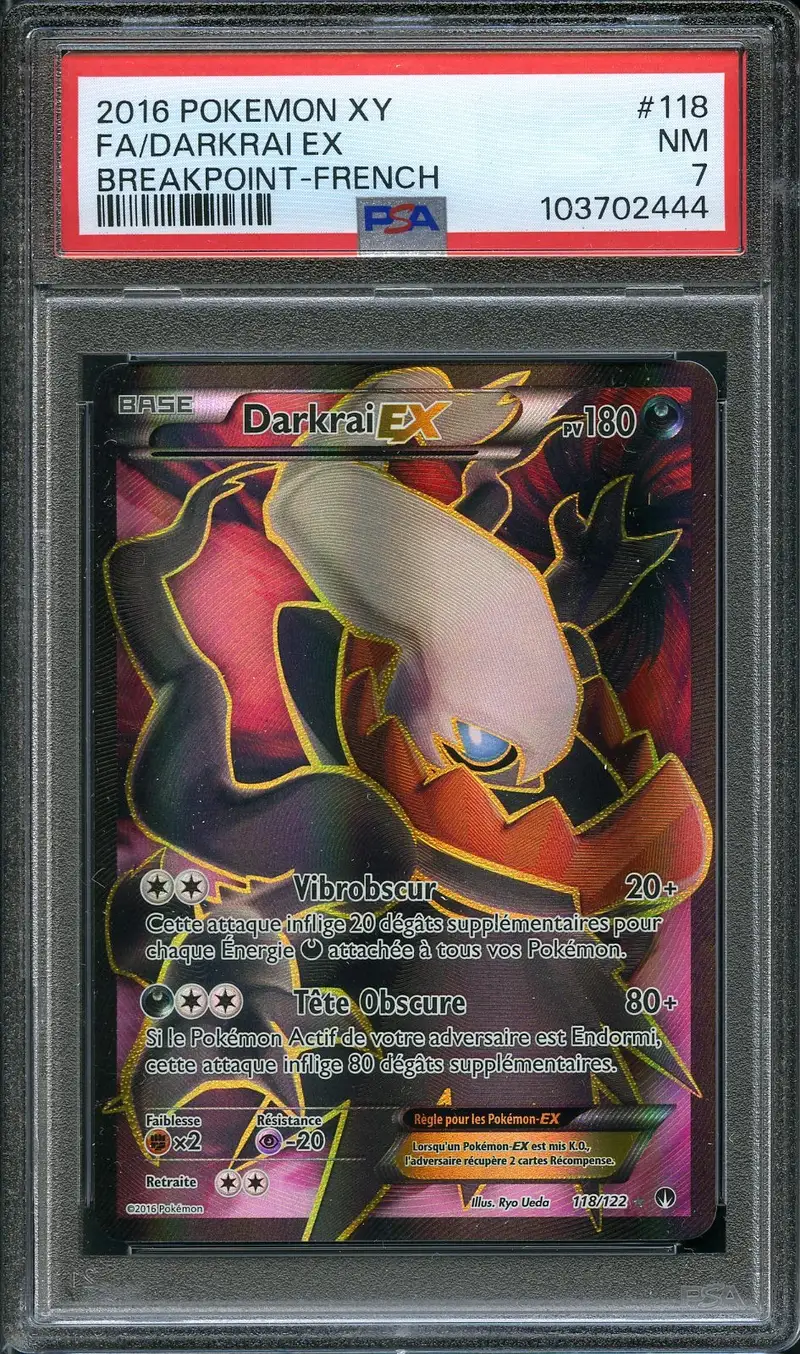 PSA 7 Darkrai Ex