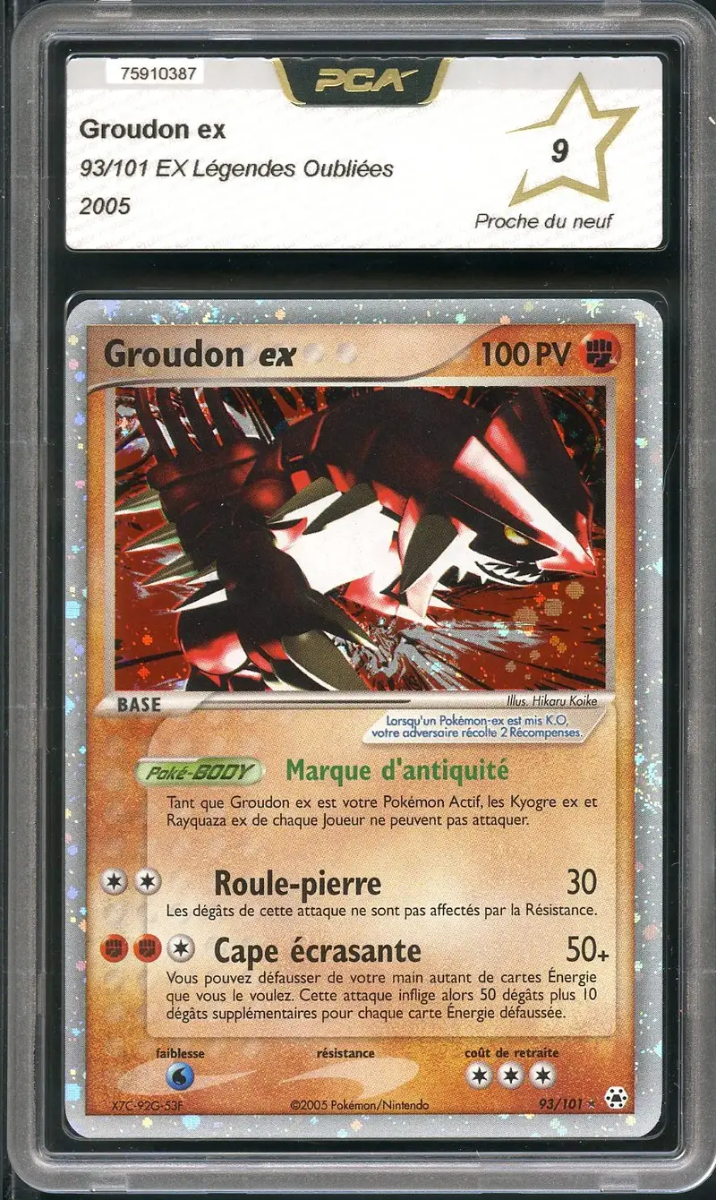 PCA 9 Groudon Ex