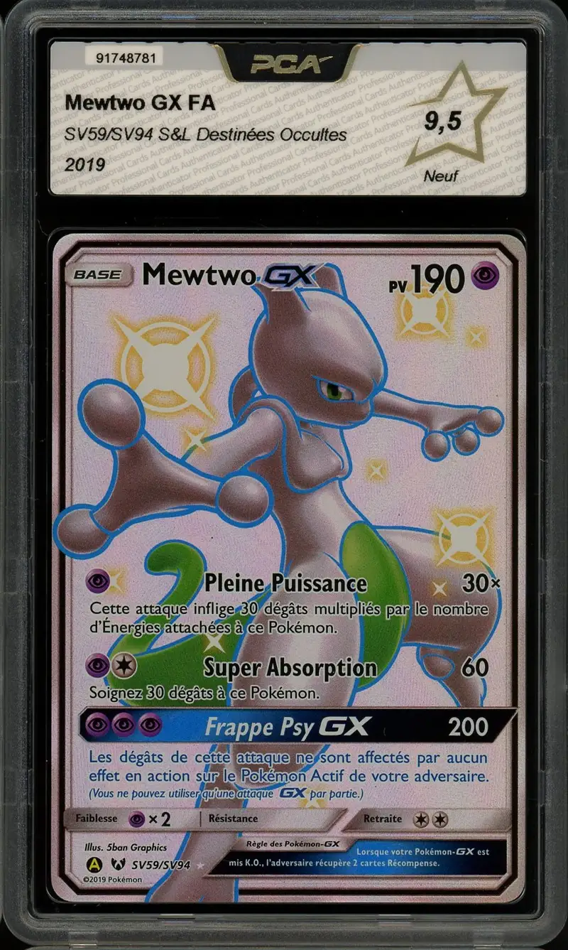 PCA 9.5 Mewtwo Gx Shiny