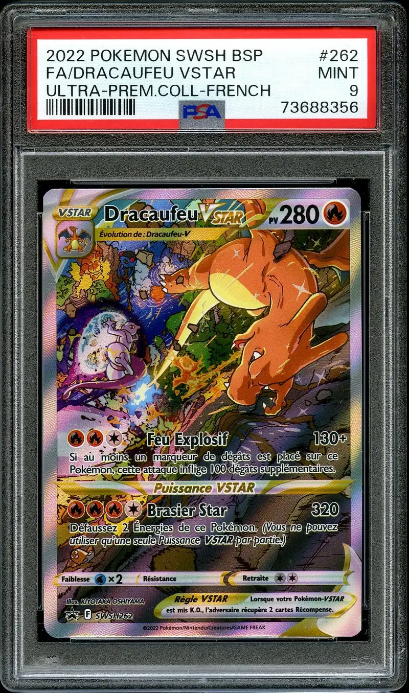 PSA 9 Dracaufeu VStar