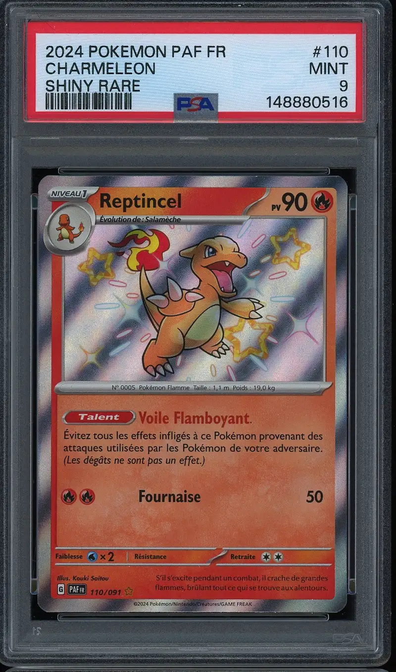 PSA 9 Reptincel Shiny