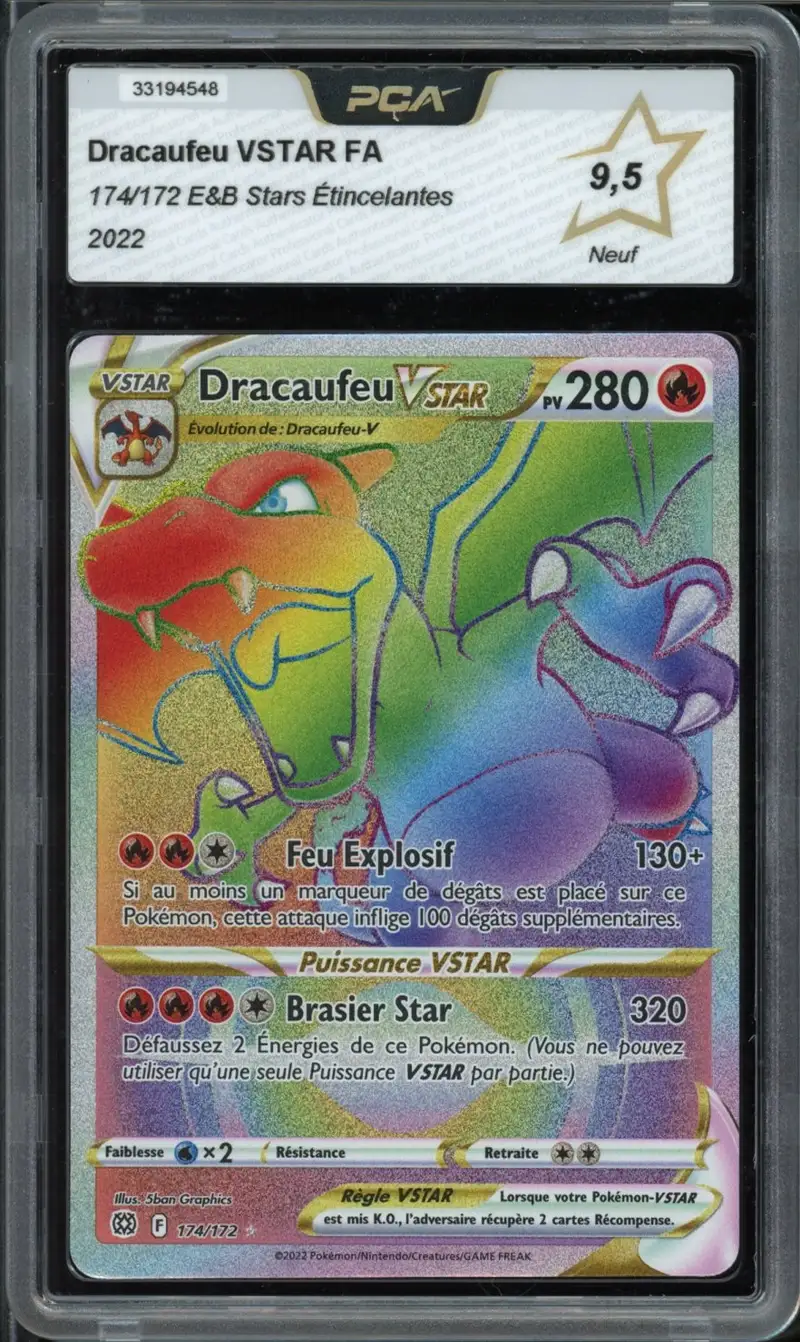 PCA 9.5 Dracaufeu VStar Rainbow