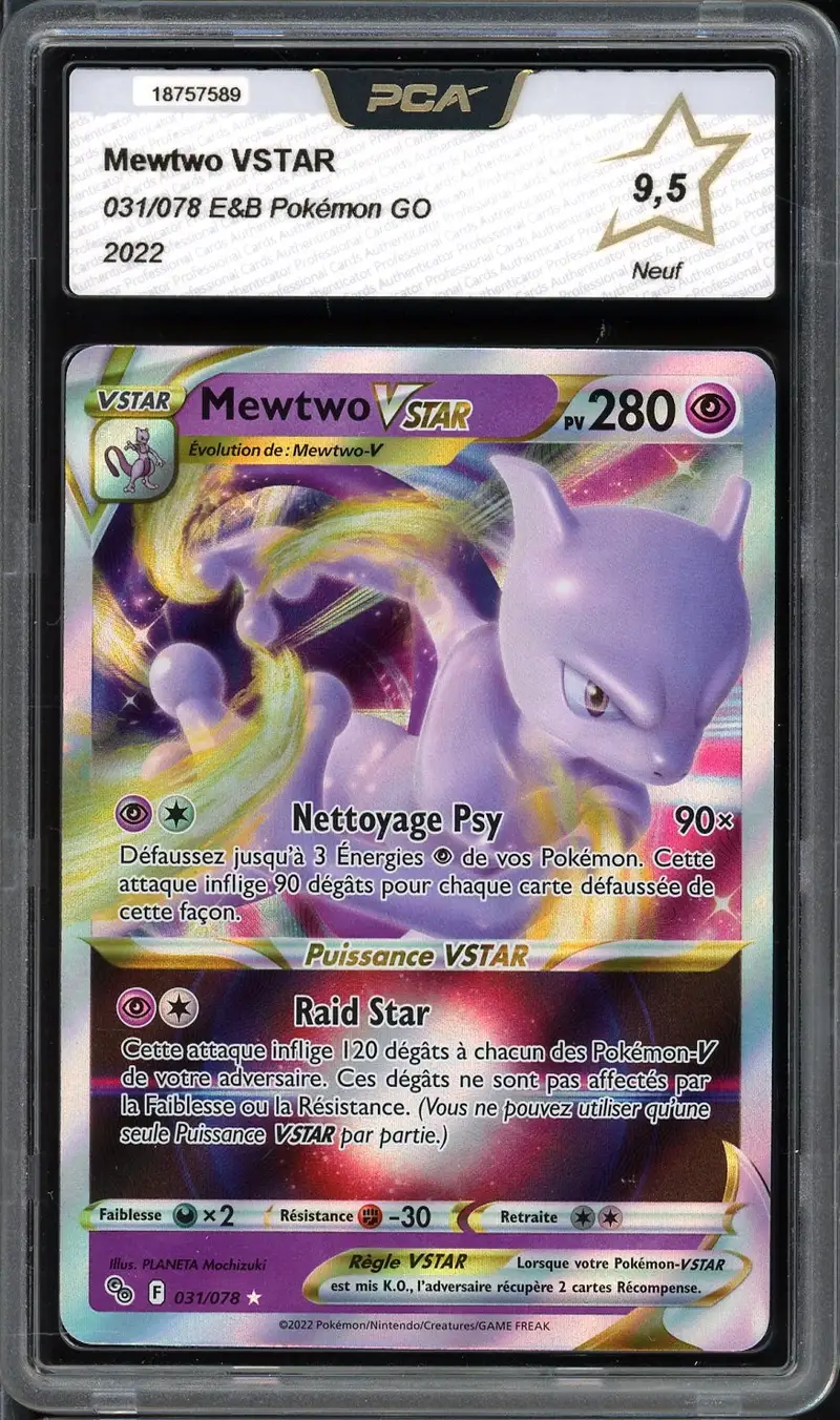 PCA 9.5 Mewtwo VStar
