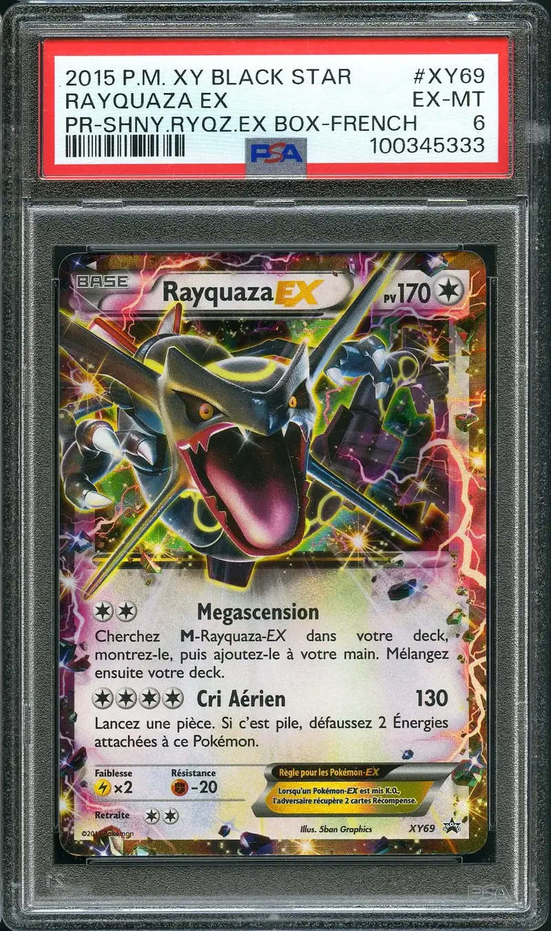 PSA 6 Rayquaza Ex
