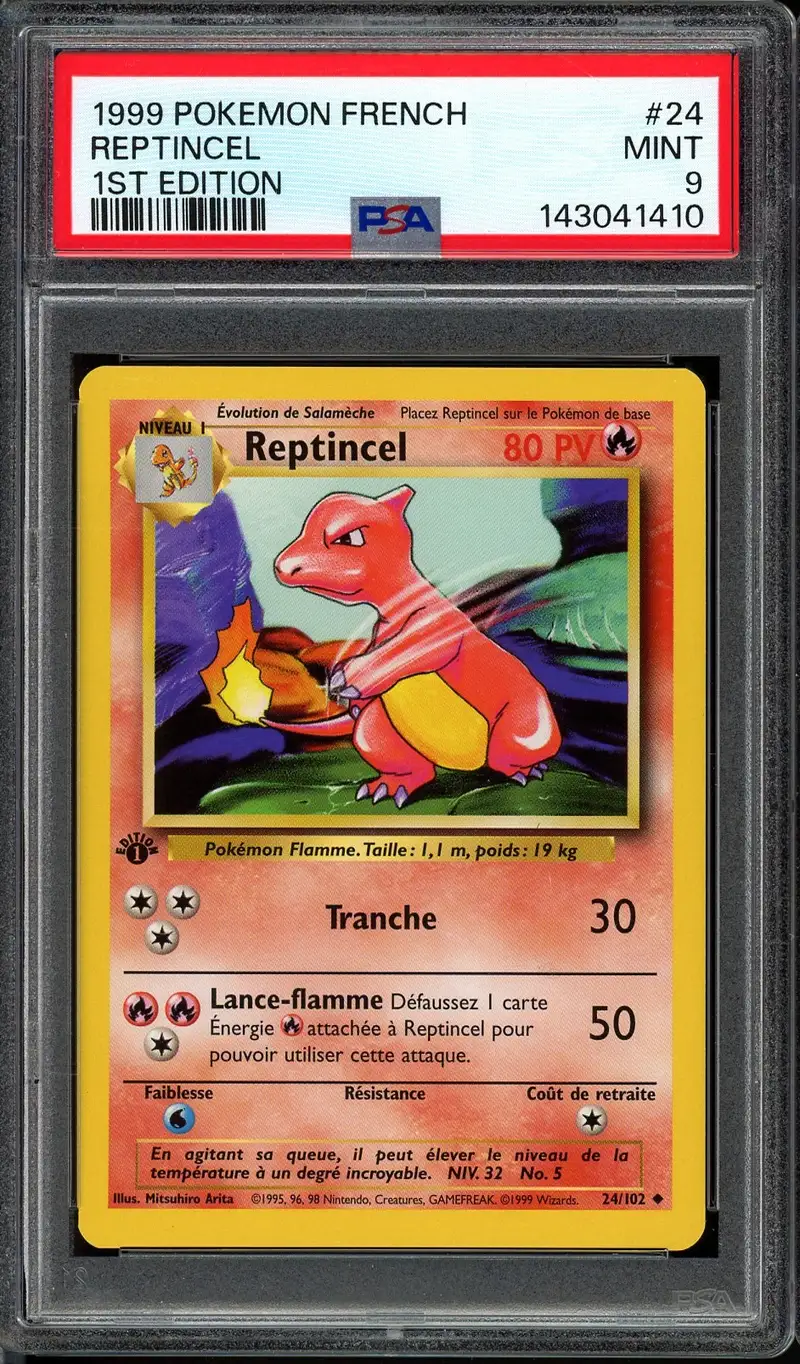 PSA 9 Reptincel