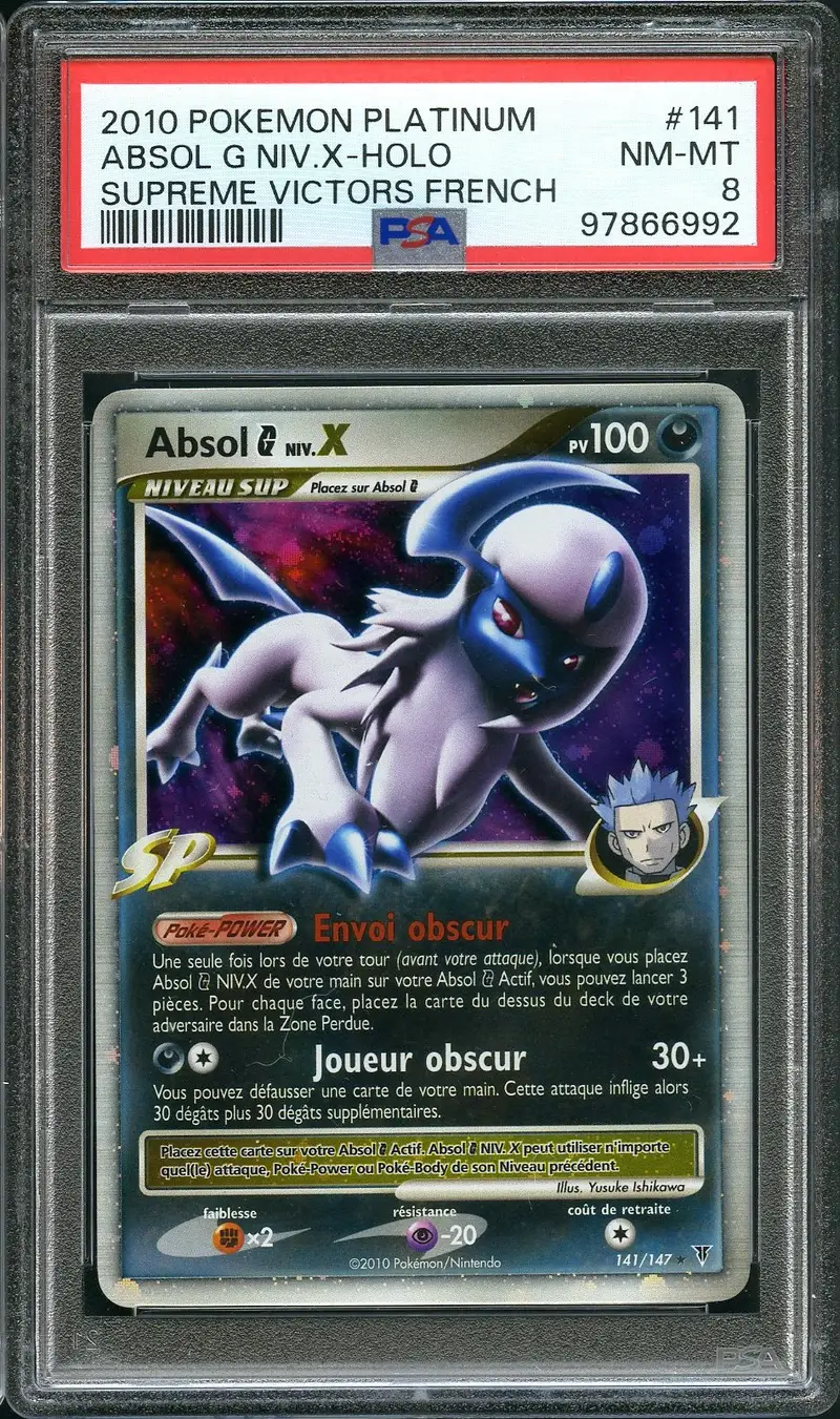 PSA 8 Absol Niv. X