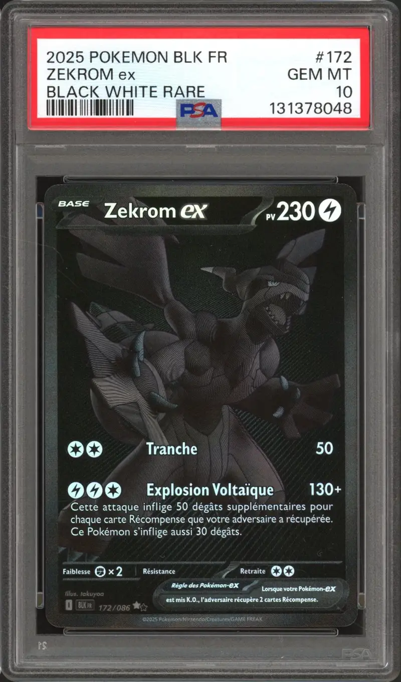 PSA 10 Zekrom Ex