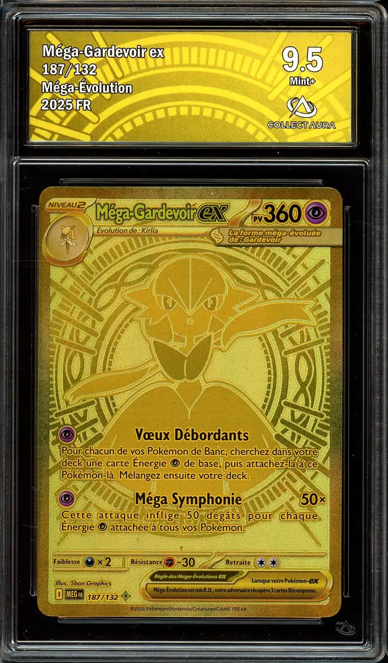 CA 9.5 Méga-Gardevoir Ex Gold