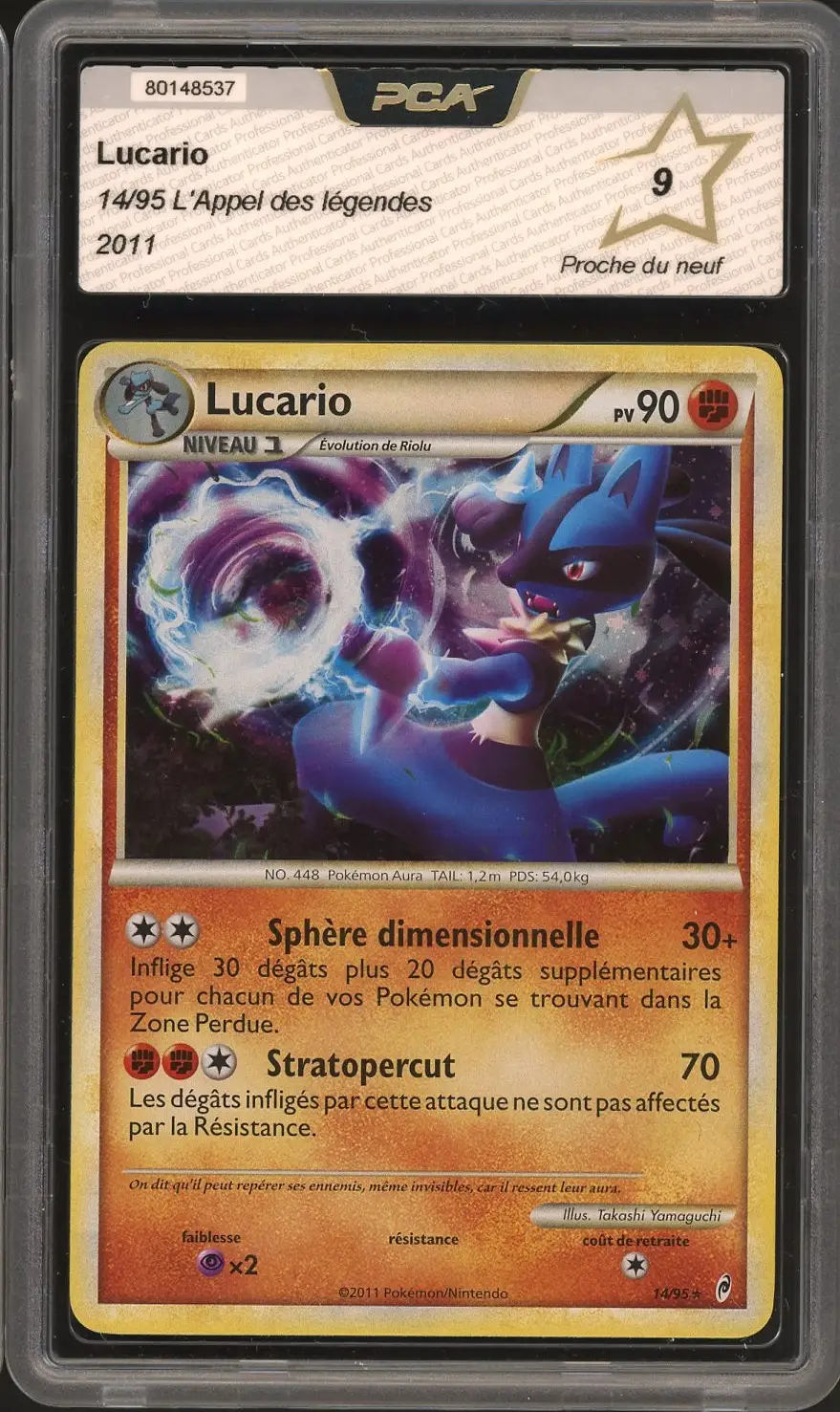 PCA 9 Lucario Holo