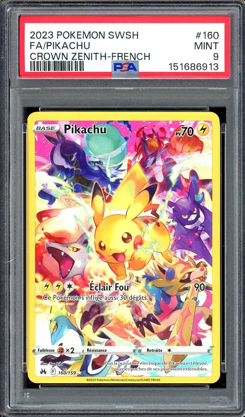 PSA 9 Pikachu