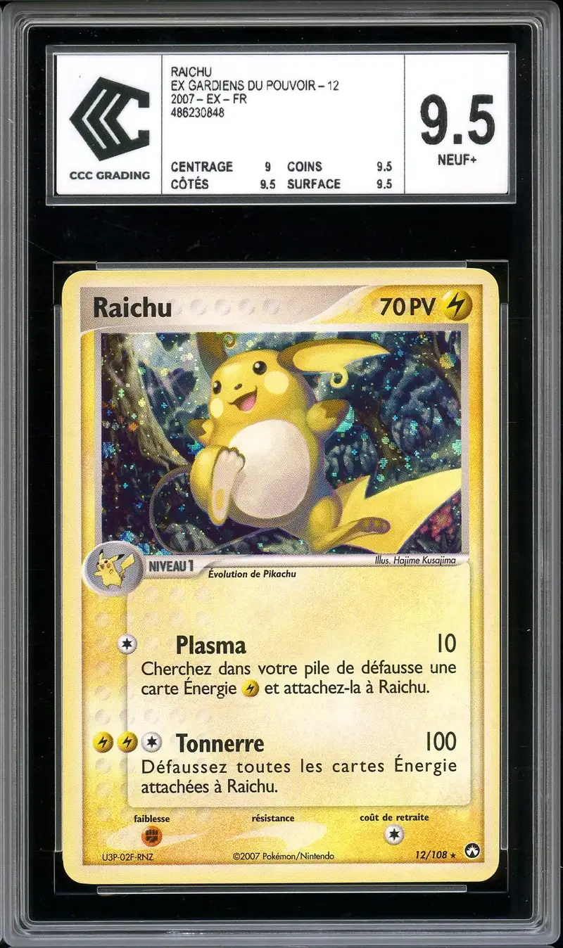CCC 9.5 Raichu Holo