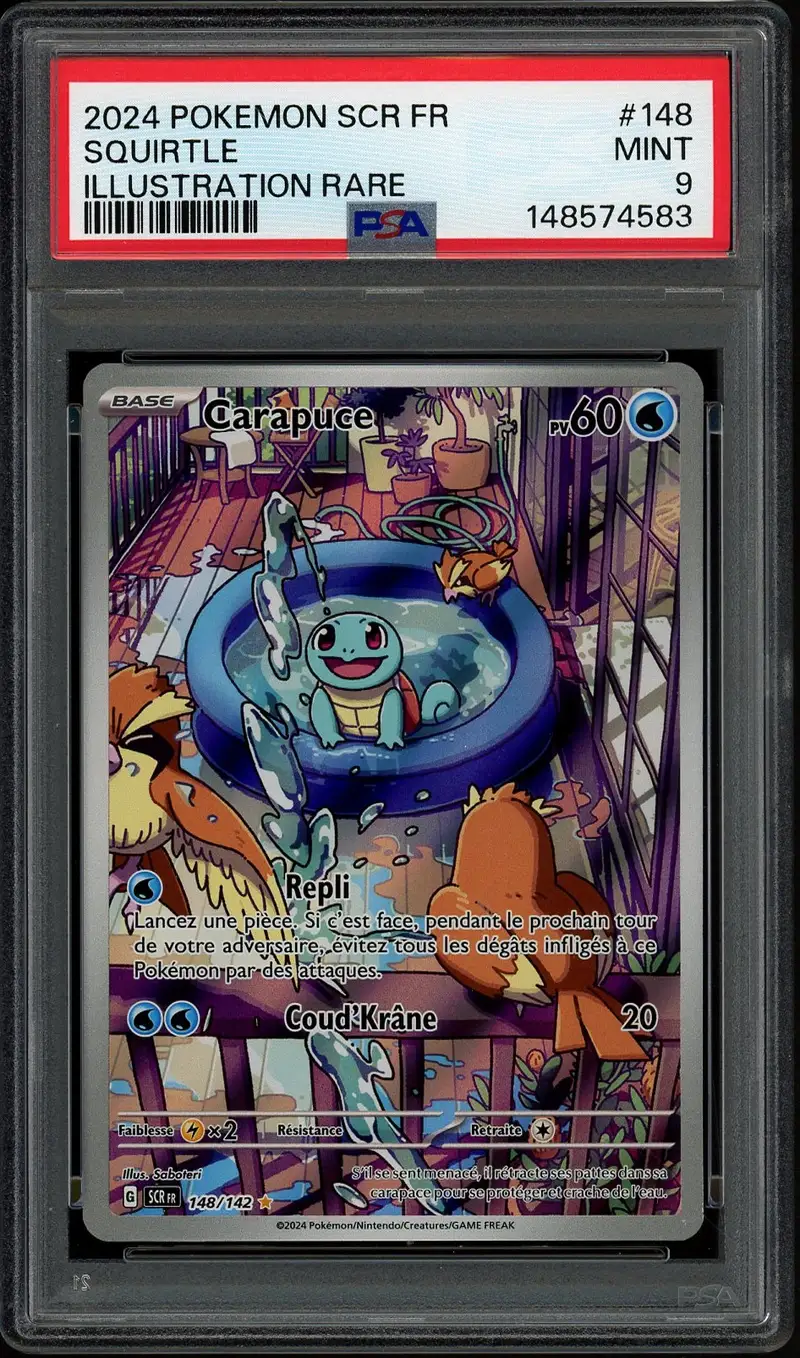 PSA 9 Carapuce