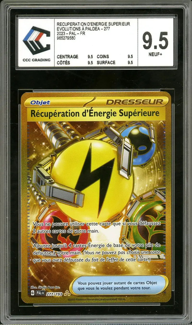 CCC 9.5 Récupération d'Energie Supérieure Gold