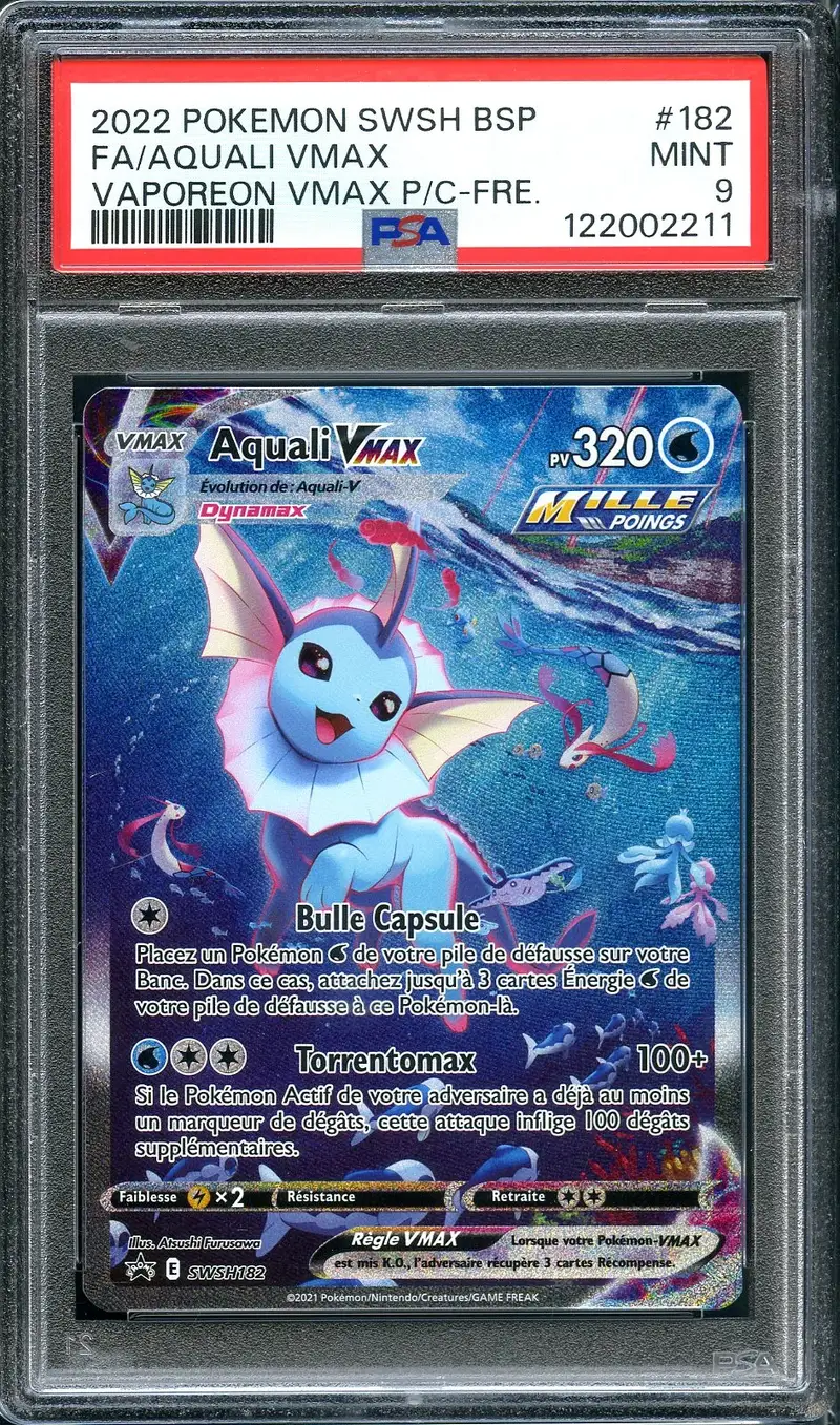 PSA 9 Aquali VMax