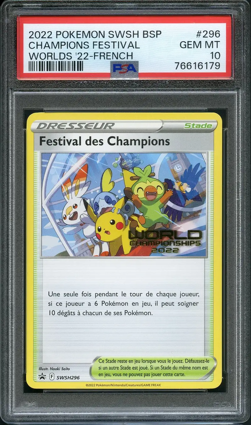 PSA 10 Festival des Champions