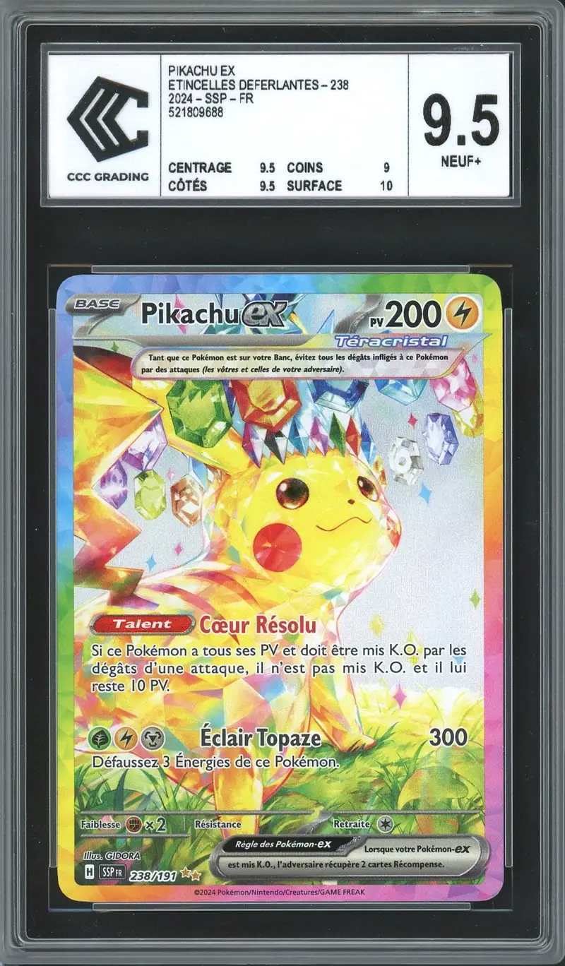 CCC 9.5 Pikachu Ex