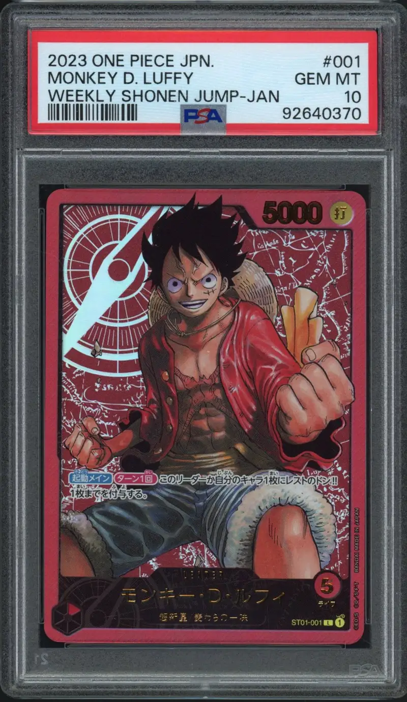 PSA 10 Monkey D. Luffy