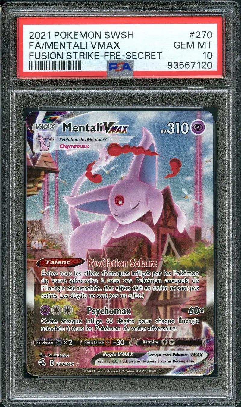 PSA 10 Mentali VMax