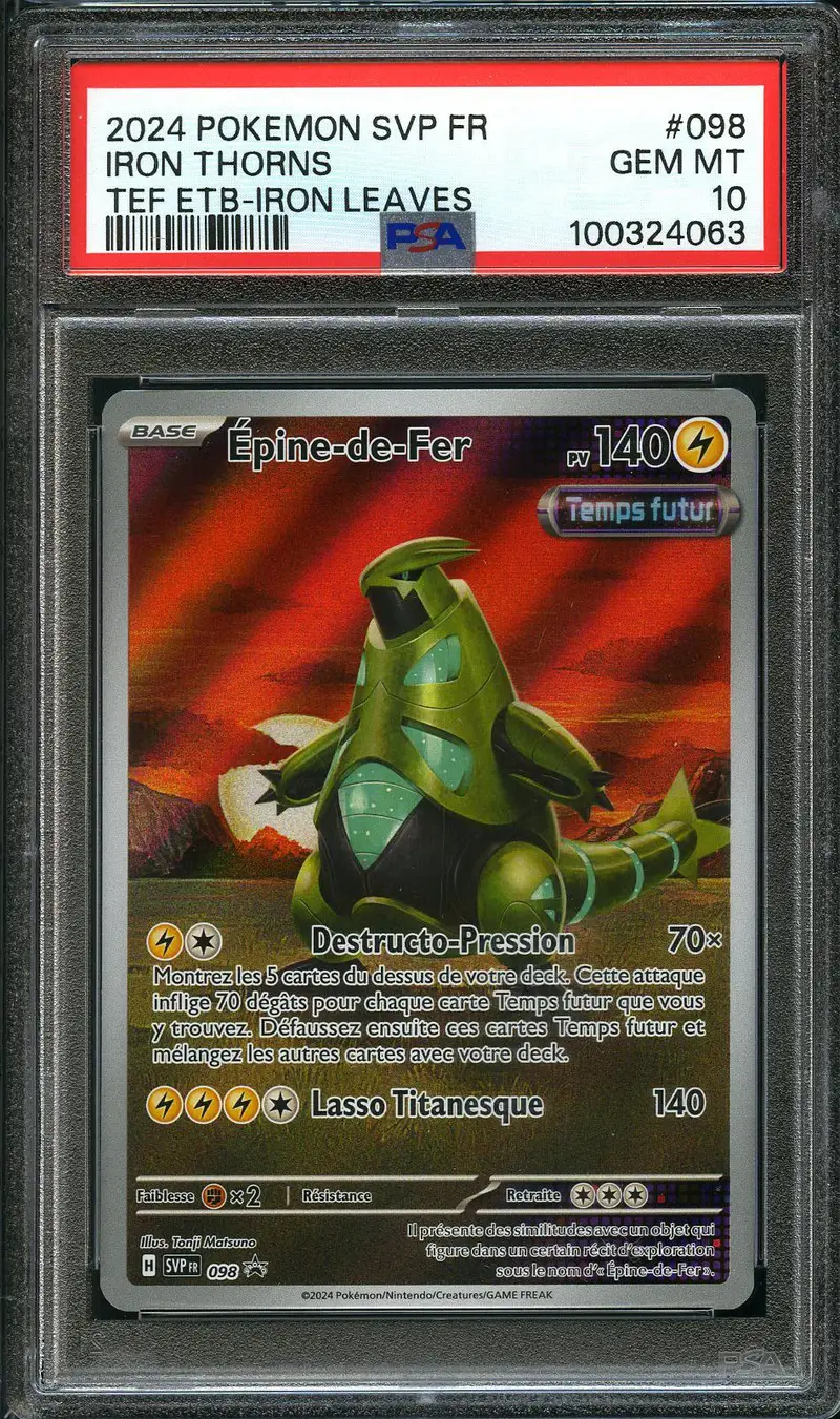PSA 10 Epine-de-Fer