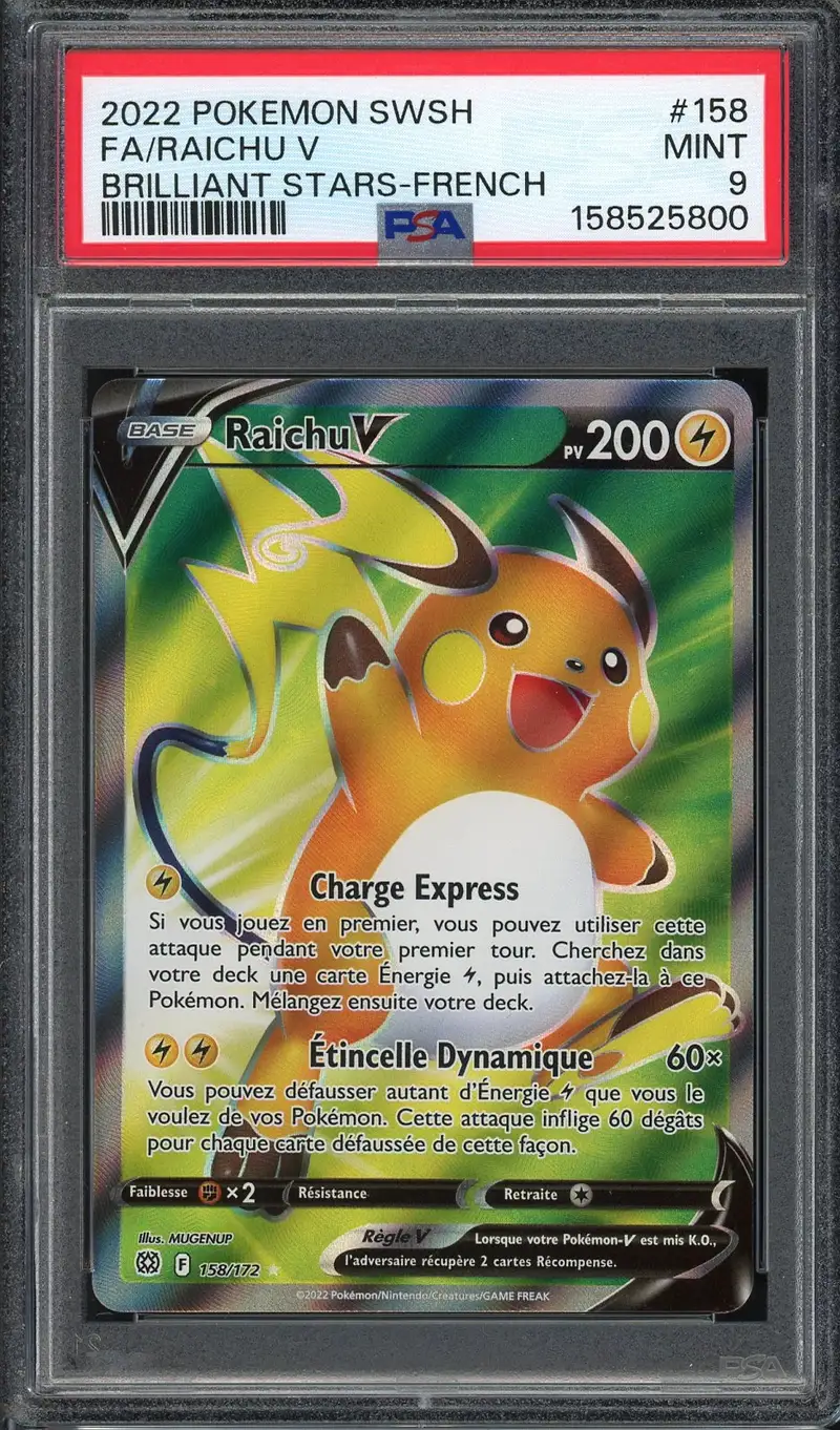 PSA 9 Raichu V